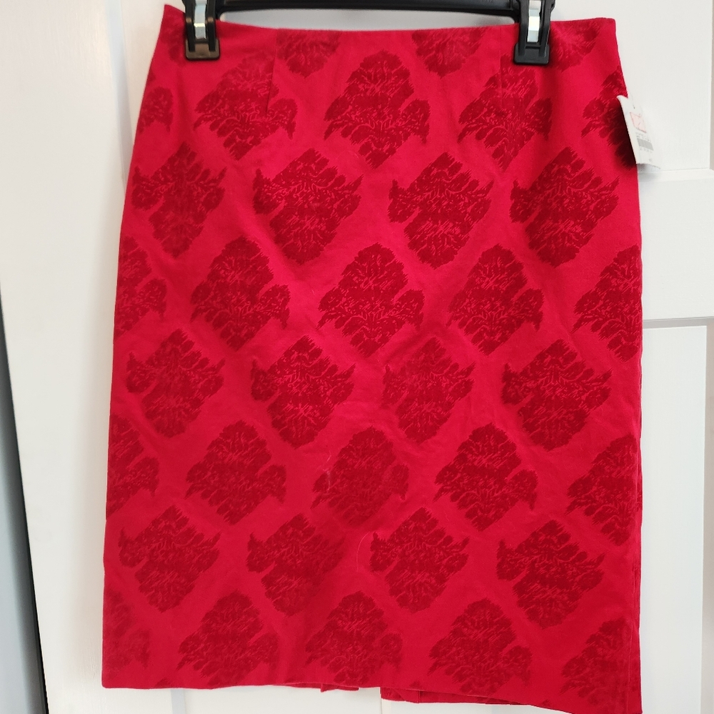 Vintage 90s velvet embellished skirt